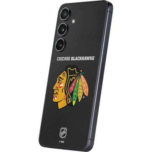 NHL Chicago Blackhawks Distressed Galaxy S25 Skin